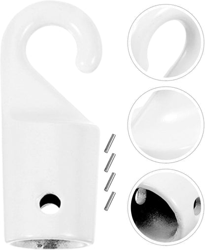 MAGICLULU 4Pcs Blind Wand Hook Tips - Replacement Metal Hardware for Vertical and Horizontal Blind Wand Repair