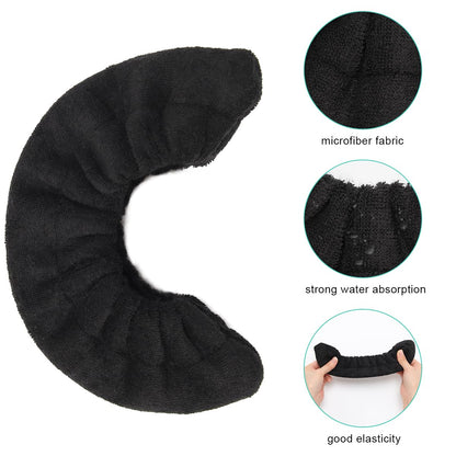 Coolrunner 2 Pairs Ice Skate Blade Covers, Sports Blade Cover Skate Blade Protector for Hockey Skates, Figure Skates and Ice Skates, Black (Black, Large)