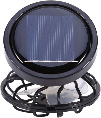 Electric Mini Clip-on Solar Fan - Air Conditioner Cooling Cell Fan for Outdoor, Home, Travel, Camping, Hiking