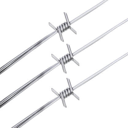 Gadpiparty Fake 2pcs Fake Barbed Wire Halloween Plastic Decoration Prop Gray Garland Halloween Decoration Barbed Wires Props Haunted House Layout Barbwire