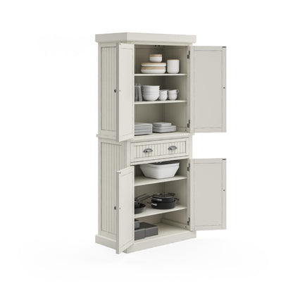 Homestyles Nantucket Pantry, 30", Off White