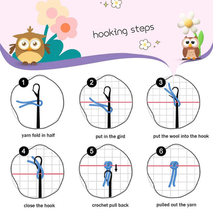 DIY Latch Hook Pillow Kits for Adults Merry Christmas Winter Christmas Tree Pillow Cover Printed Pillowcase Crochet Yarns Hooking Handmade Cushion for Home Sofa Decoration 17x17inch(3)