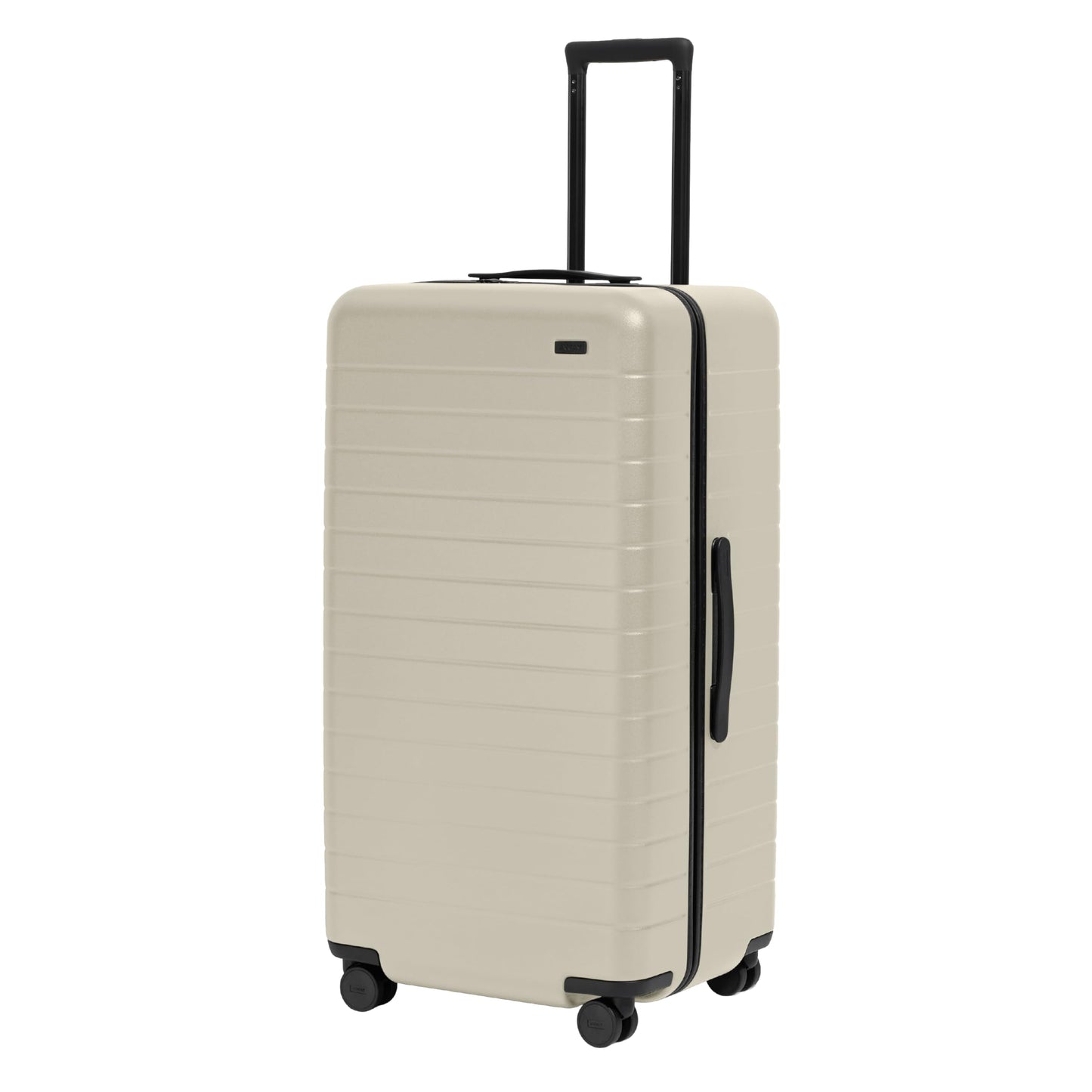 Away Trunk Checked Luggage - 31-Inch Lightweight Hardside Suitcase with 360° WhisperGlide Spinner Wheels, Interior Compression System, TSA-Accepted Lock - Salt White