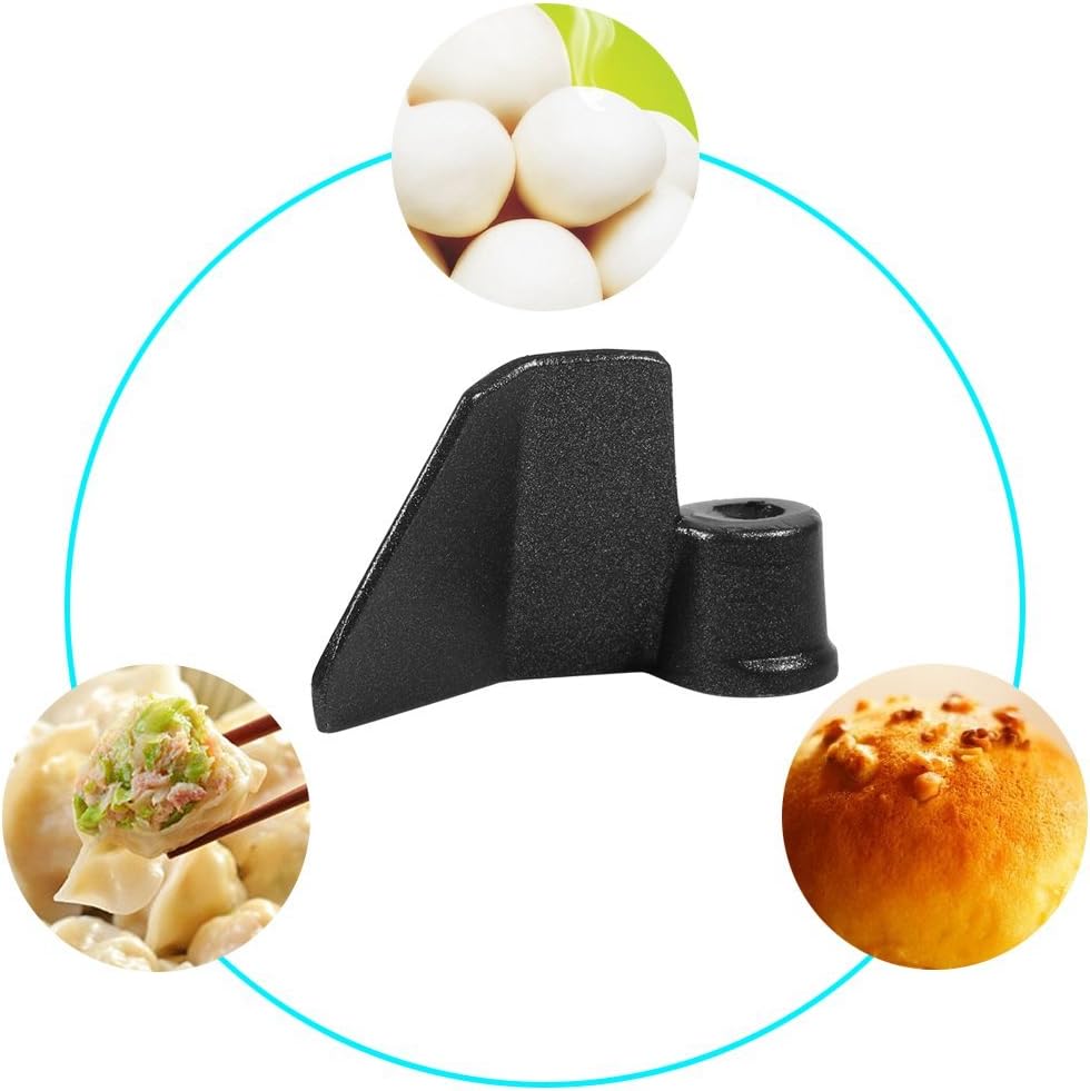 Bread Maker Paddle, Kitchen Kneading Blade Replacement for Breadmaker Machine, Black