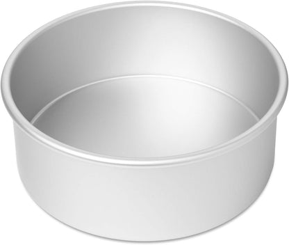 Last Confection 8" x 3" Aluminum Round Cake Pan, Professional Bakeware