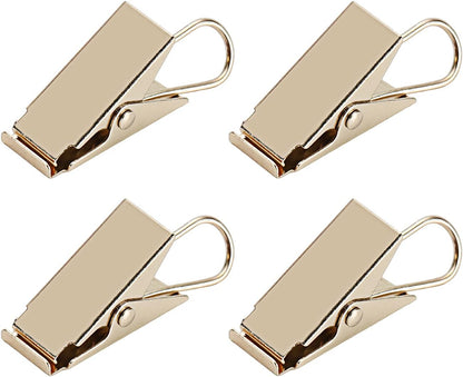 MroMax 60PCS Curtain Clip Hook Set for Home Decoration, Light Gold