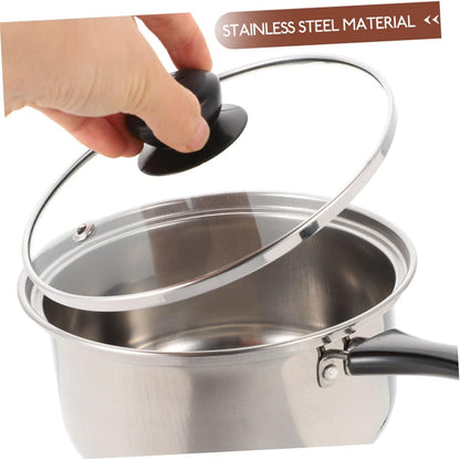 1 Set Stainless Steel Pot, Nonstick Saucepan with Lid, Deep Skillet, Stock Pot, Small Pan