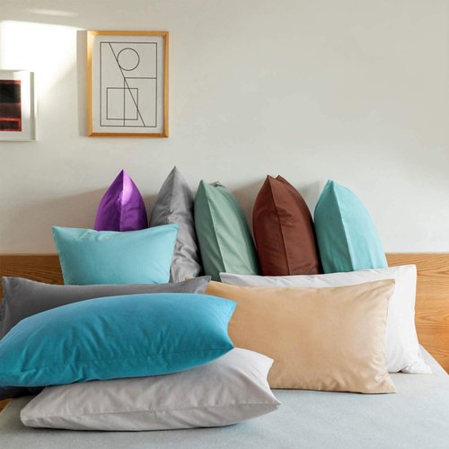 FLXXIE Body Pillow Cover - Super Soft Microfiber | 20x54 Inch, Envelope Closure, Stain Resistant, Brown