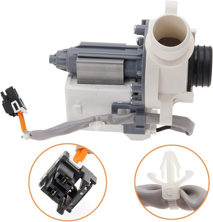 WH23X27574 Washer Drain Pump by SupHomie, Compatible with GE Washing Machines