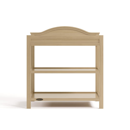 Graco Story Changing Table with Water-Resistant Pad – GREENGUARD Gold Certified Baby Changing Station with Safety Strap, 2 Open Shelves, and a Nursery Must-Have Design (Espresso)