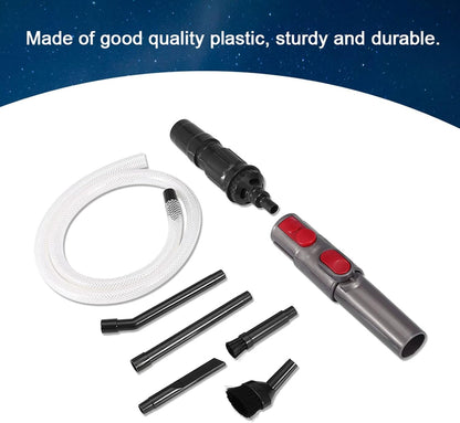 9Pcs Mini Micro Vacuum Cleaners Tool Kit, Flexible Crevice Adapter for DC35/45/58/59/62 V6 Cars, Sewing Machines,