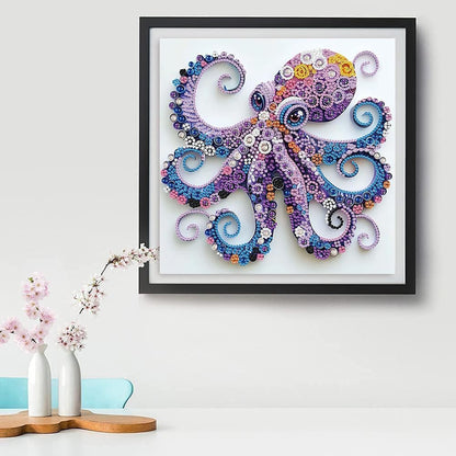 VIGEGU 3 Pack Special Shape Diamond Art Kits for Adults, Marine Animal 5D Diamond Painting Kit for Adults Beginners,DIY Diamond Dots Gem Painting Art and Craft for Home Wall Decor 12 X 12inch