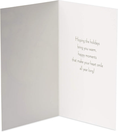 American Greetings Holiday Cards - Happy Moments Marshmallow Man Design | 12-Count Boxed Set
