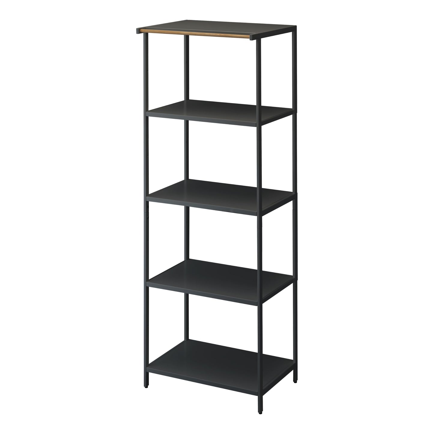 Yamazaki Home Kitchen Appliance 3 tier Storage Rack-Standing Organizer Shelves, One Size, Black