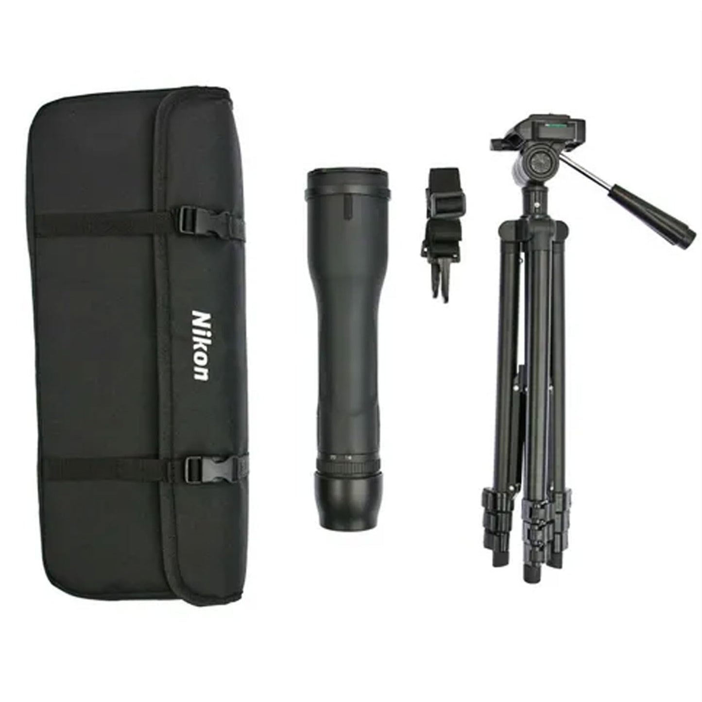 Nikon PROSTAFF 3 16-48x60mm Fieldscope Outfit | Lightweight Spotting Scope with Zoom Eyepiece, Multicoated Optics & Eco-Glass Lenses | Waterproof Fogproof Shockproof Design with Tripod & Carry Case