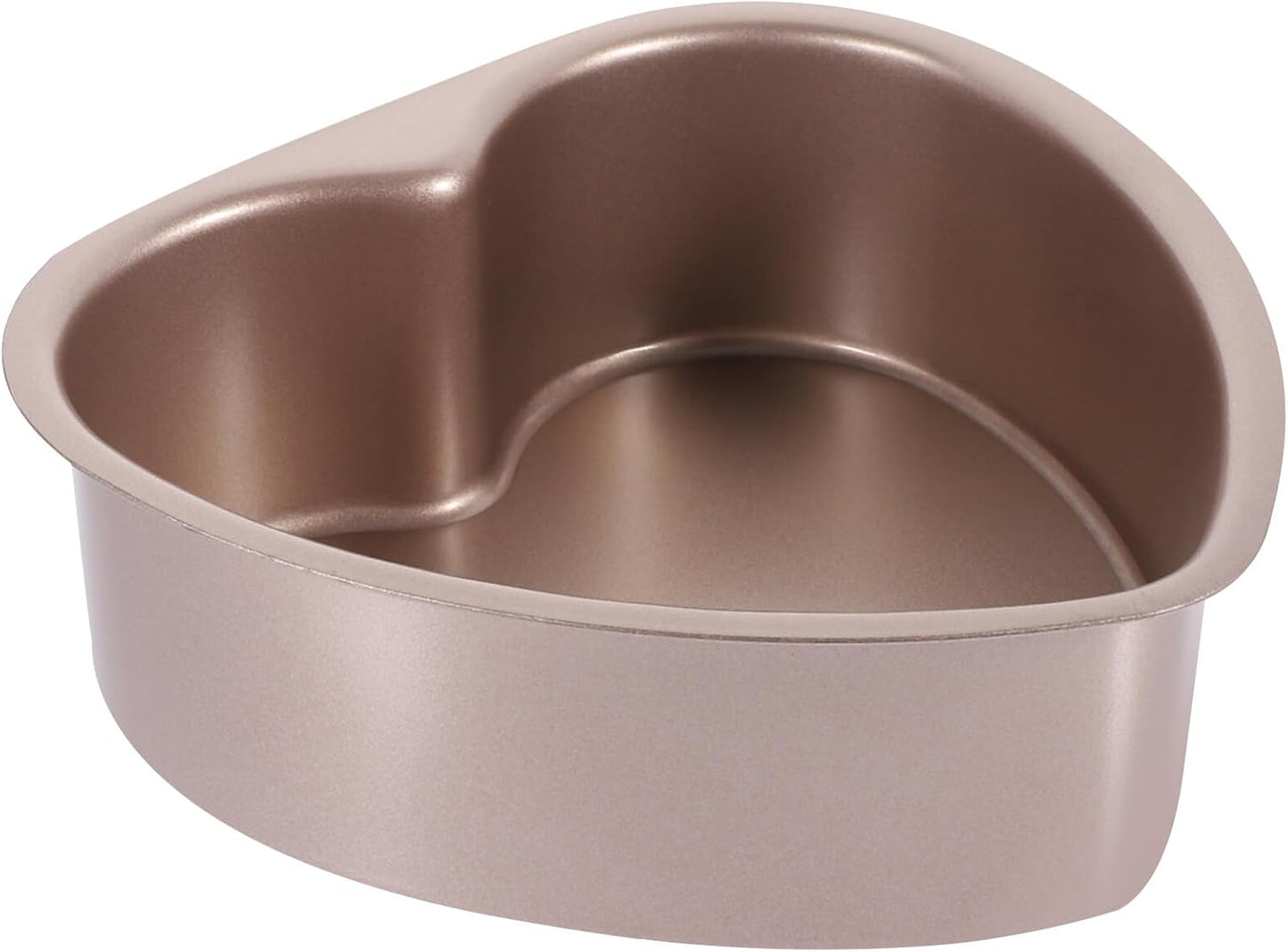 BESTOYARD 6 Inch Heart Cake Pan, Stainless Steel Non-Stick Cheesecake Baking Mold with Removable Bottom for Weddings