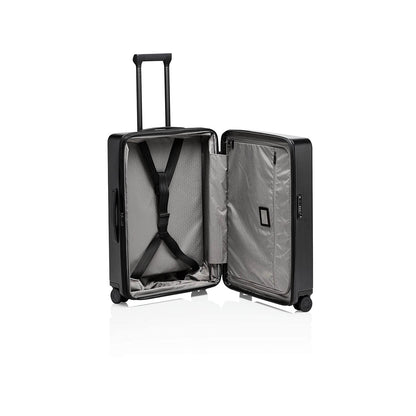 Bric's PORSCHE DESIGN 27 inch Expandable Spinner Luggage - Expandable Depth of 1.5" - Hardside Travel Suitcase - Roadster Collection - Black Matte