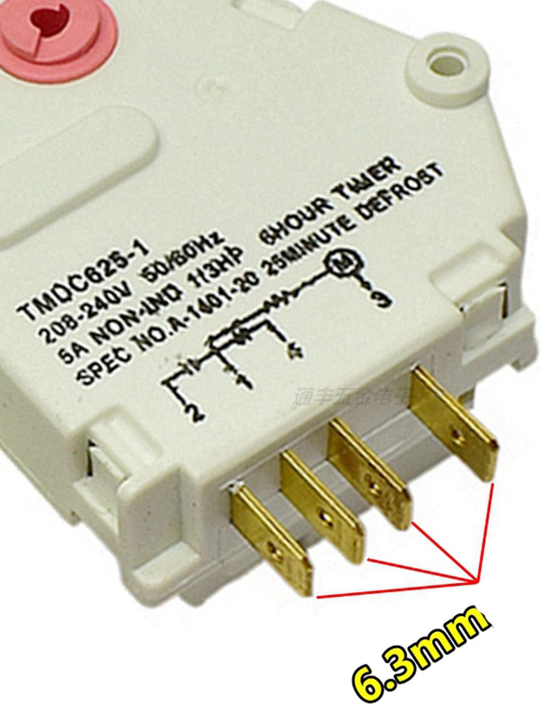 LG Refrigerator Defrost Timer Replacement TMDC625-1 Control Parts