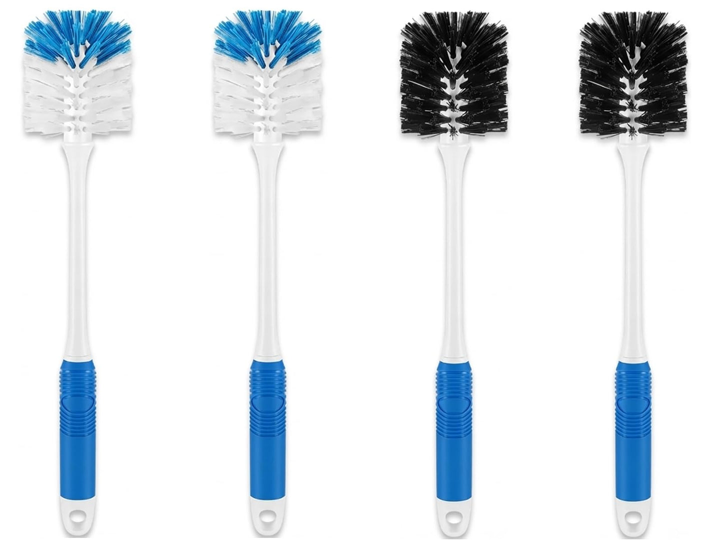 Bottle Brush Cleaner Set—Long Water Bottle Brushes for Tumblers, Cups, Glassware & Baby Bottles, 4 Pack