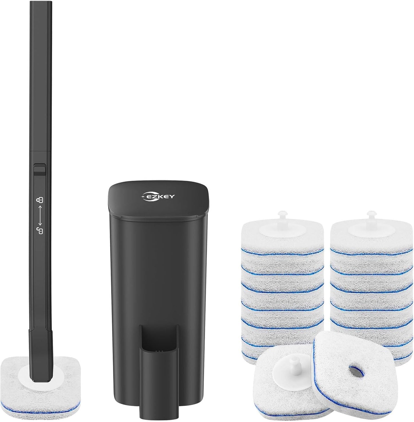 14 Set Disposable Toilet Brush, Refills Toilet Bowl Cleaner Wand, Toilet Cleaner Brush Toilet Cleaning System Toilet