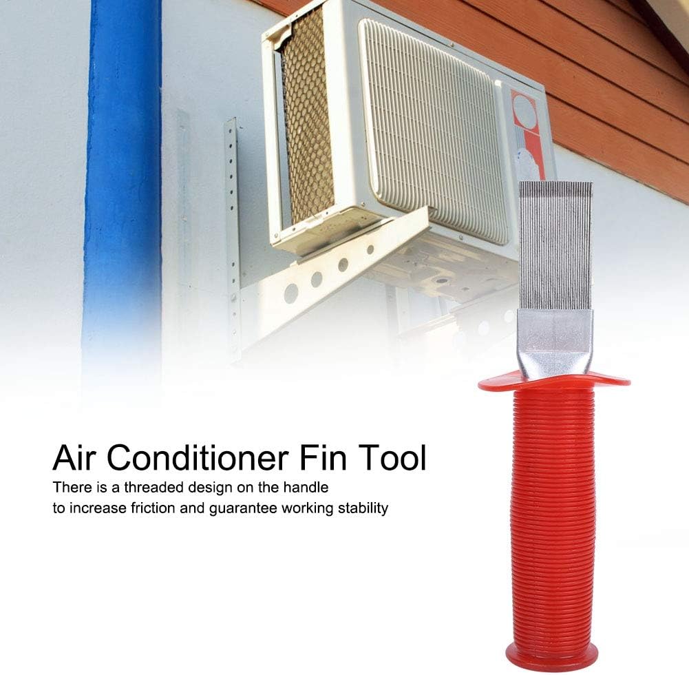 Air Conditioner Fin Tool, Stainless Steel Coil Comb Cleaner Brush for Repairing Equipment
