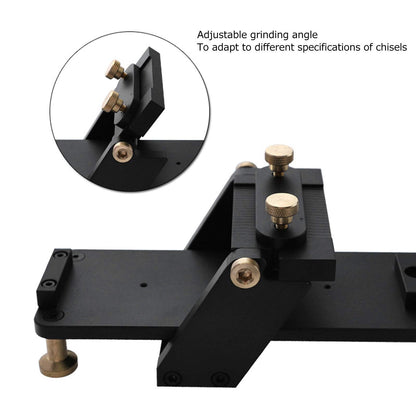Fixed Angle Whetstone Set Knife Sharpening Stone Kit Knife Polished Stone Grinding Frame Woodworking Tool for Woodworking Carving Chisel Knife