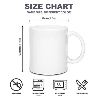 Sumex Set of 24 11oz Sublimation Blanks White Ceramic Coffee Mugs for Tea, Milk, Latte, Hot Cocoa