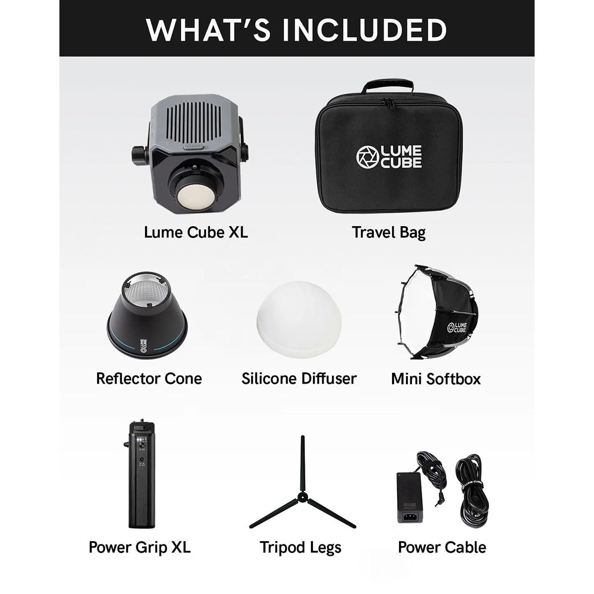 60W RGB Mobile Lighting Kit with Full-Spectrum 2700–7500K COB Light, 74.5Wh Battery Grip, Softbox, Diffusers, Tripod Legs and Travel Case for Photography, Video and On-Location Content Creation