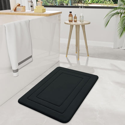 Arotive Memory Foam Bathroom Rug Mat 24x16, Ultra Soft and Absorbent Bath Mat for Bathroom Floor