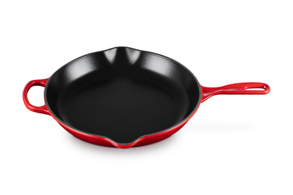 Le Creuset Enameled Cast Iron Signature Iron Handle Skillet, 11.75", Cerise