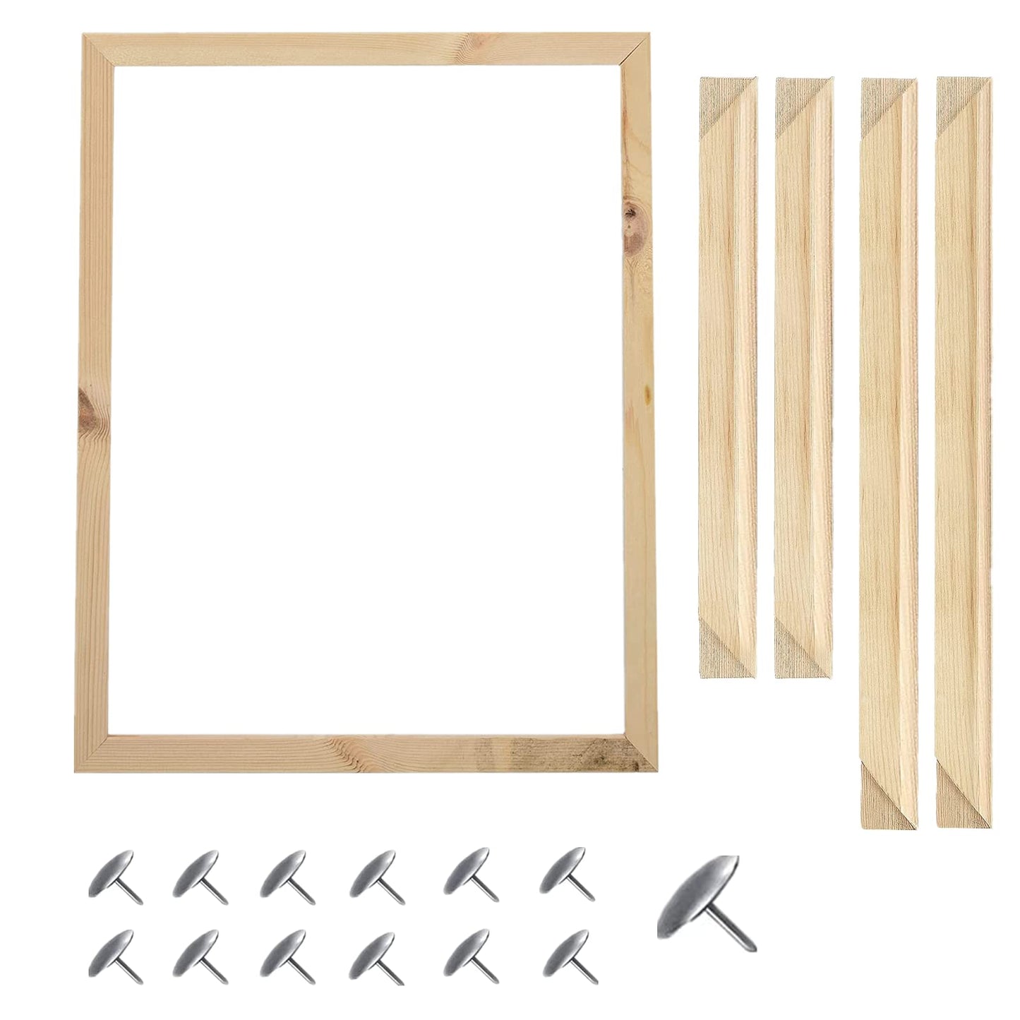 ENLAYER 40X50 cm Wooden Frame DIY Picture Frames Art Suitable for Home Decor Painting Digital Diamond Drawing Paintings, Display Pictures 16x20 picture frames for wall (40 * 50CM)