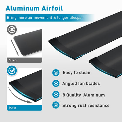 72 lnch lndustrial Smart Celing Fan with Light and Remote Control via WIFI Alexa,Large Celing Fan with 8 Black Aluminum Blades,6 Speed Noiseless DC Motor,Indoor Outdoor Ceiling Fans for Patio Garage