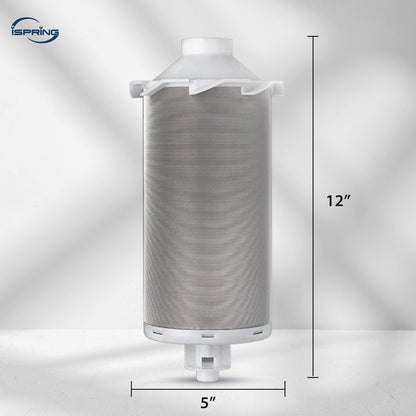 iSpring FWSP500ARJ Spin Down Sediment Filter Replacement Cartridge, 50 Micron