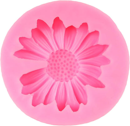 Chrysanthemum Flower Silicone Mold, Daisy Flower Fondant Cake Molds for Cake Decoration & Cupcake Topper