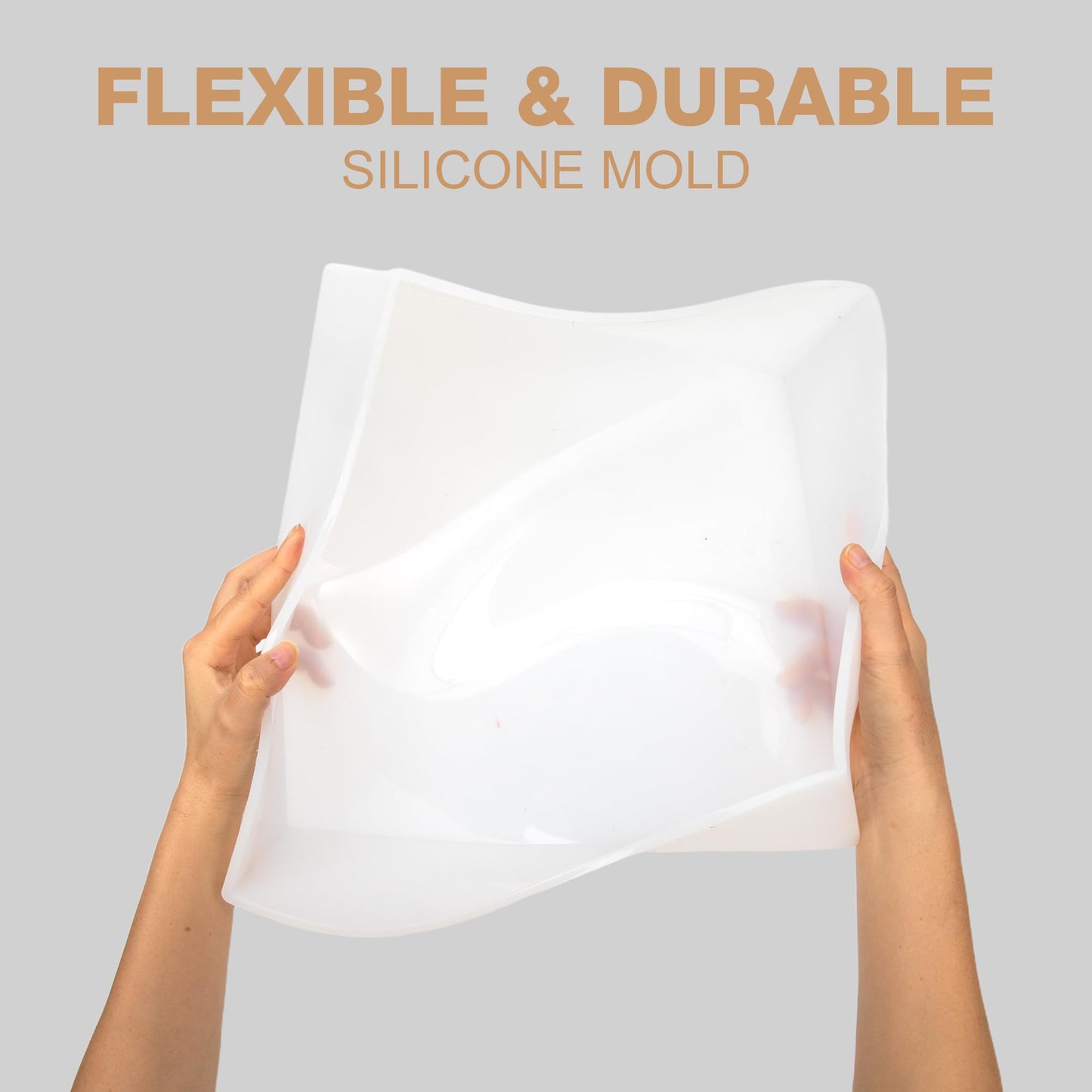Homar Large Soap Molds- Square Silicone Soap Molds for Soap Making 8l 282oz 18lb DIY Handmade Soap Molds Making Kit