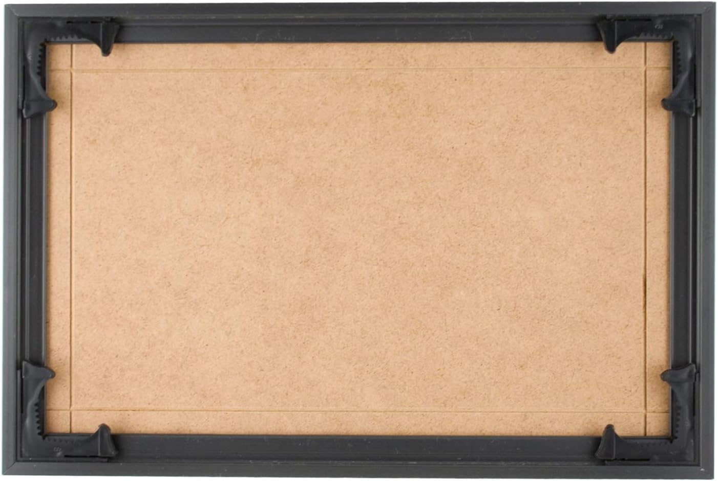 Quadro Frames Picture Frame, 8.5x12.5 inch, Black, Style P375-3/8 inch Wide Molding
