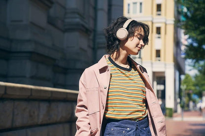 Sony WH-CH520 Wireless Headphones Bluetooth On-Ear Headset with Microphone and up to 50 Hours Battery Life with Quick Charging, Cappuccino