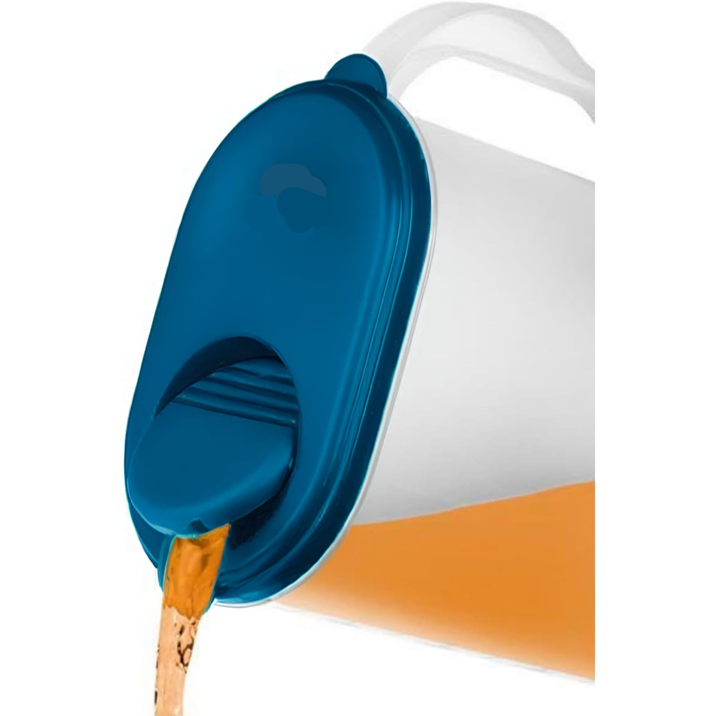 Water Pitcher with Lid 1 Gallon Slim Heavy Duty Plastic Measuring Pitcher with See Through Base, Leak Proof Spill Proof Lid w/Pivot Spout LidCover, BPA-free -Ideal for mixing, storing & serving