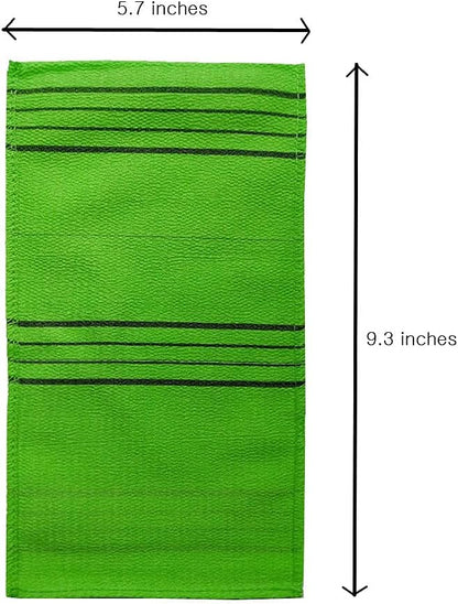 GOLDSANGSA Korean Exfoliating Towel Washcloth Mitts, Large 10pcs, Italian Towel Skincare Exfoliating Scrub Bath Cloth