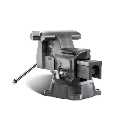 Forward CR50A-5.5In Bench Vise Heavy Duty Vice with Anvil and 210 Degrees Swivel Base (5 1/2")
