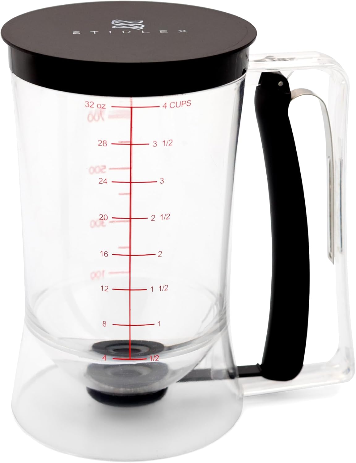 Pancake Batter Dispenser Baking Tool for Cupcakes, Crepes, Waffles, Muffins, Funnel Cake, Griddle Breakfast Accessory