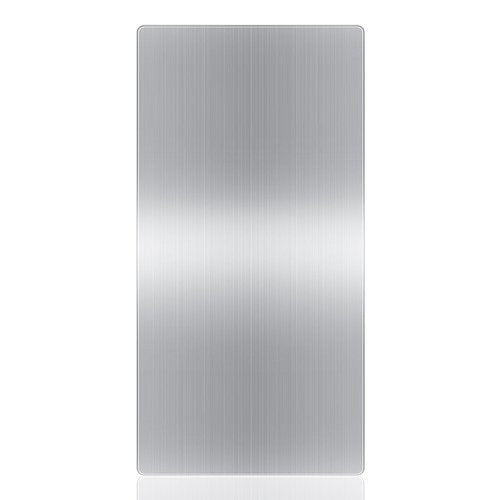 Isohit 32 x 16 Inch Stainless Steel Hand Dryer Wall Splash Guard Metal Wall Panels Backsplash Protector with Ultra Strength Adhesive for Bathroom, Kitchen, Restroom