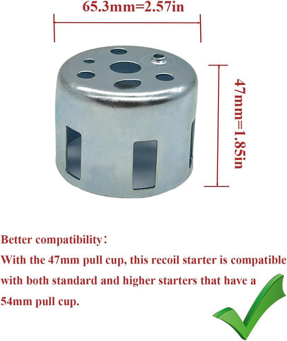YAMAKATO 751-12418 951-12408 Pull Start for Troy Bilt MTD Craftsman Yard Machines Cub Cadet 208CC Tiller
