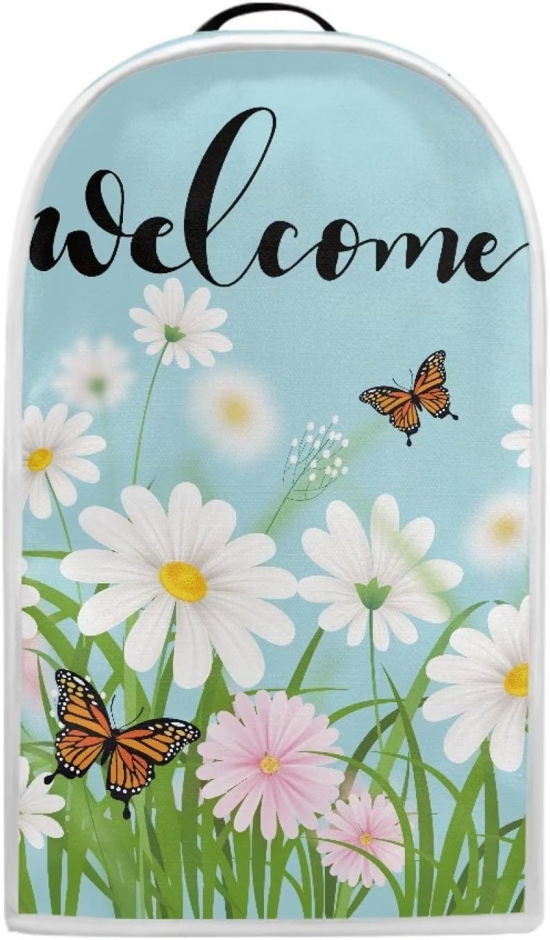 Daisy Sunflower Blender Dust Cover, Kitchen Appliance Protector for Stand Mixer and Coffee Maker with Top Handle