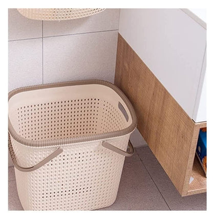 PXIWDAN Laundry Basket Laundry Basket Dirty Clothes Storage Woven Rope Hamper Clothes Hamper
