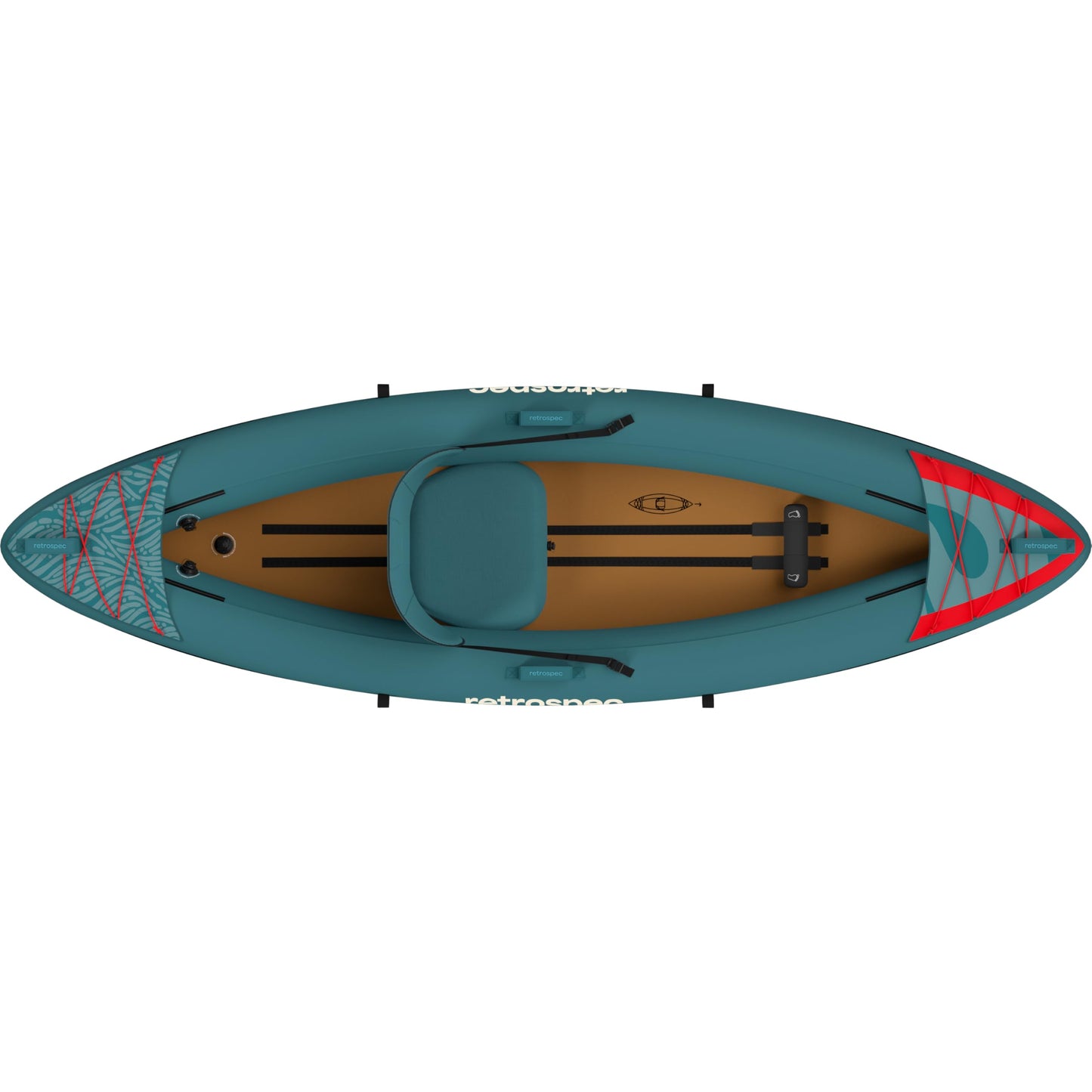 Retrospec Coaster Single & Tandem Inflatable Kayak for Adults - Blow Up Kayak, 220 & 440lb Capacity, Portable Lightweight Kayak with Paddle, Pump & Carry Bag