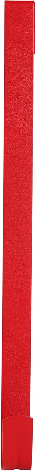 Sattiyrch 15" Wreath Hanger - Sturdy Steel Over The Door Hook for Front Door Decor (Red, 4")