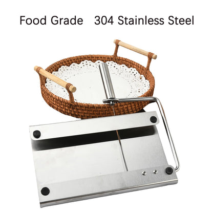 Bectyton Stainless Steel Cheese Slicer, Cheese Slicers for Block Cheese, Cheese Cutters for Block Cheese