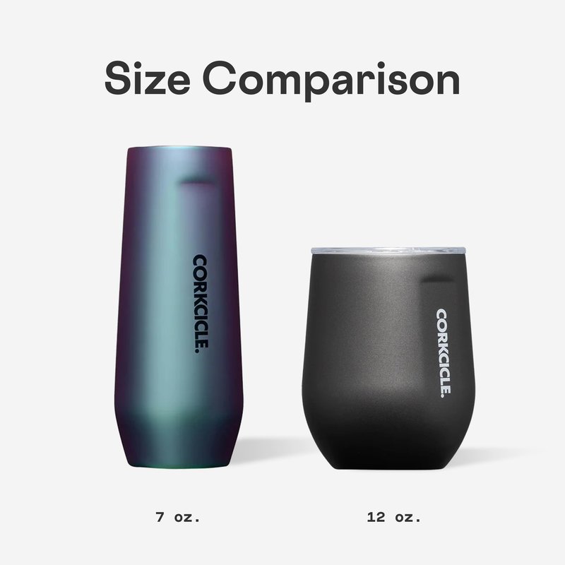 Corkcicle Stemless Insulated Wine Glass Tumbler - Keeps Beverages Cold 6 Hours & Hot 3 Hours - Stainless Steel - Easy-Grip - Summer Drinkware Gift - Keeps Drinks Ice Cold - 12 oz - Captain America