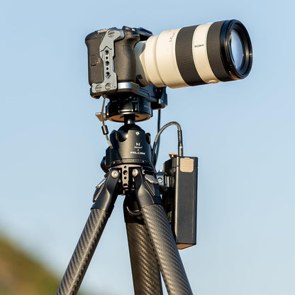 FALCAM TreeRoot Carbon Fiber Small Tripod R140T, 4-Section Legs,Quick Lock Tripod Only-T00A4904